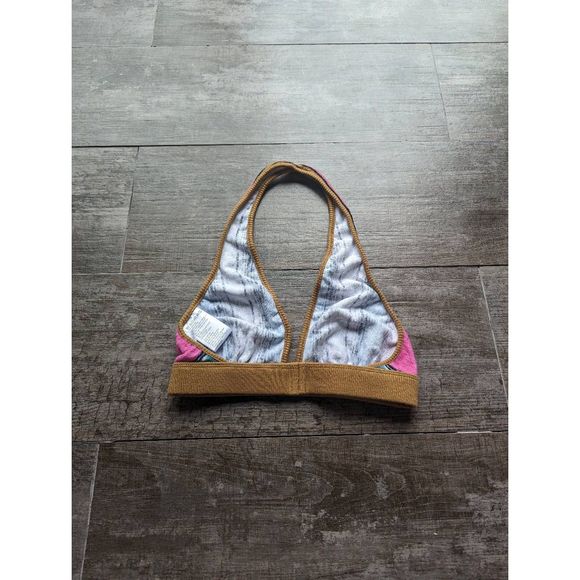 UO OUT FROM UNDER Te Amo Striped Halter Bralette - Picture 3 of 4